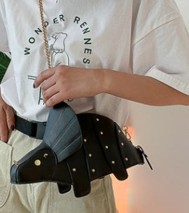 Crossbody-Bag Handbags Clutch-Bag Women Purses Triceratops Chic Mini Girl's Fashion