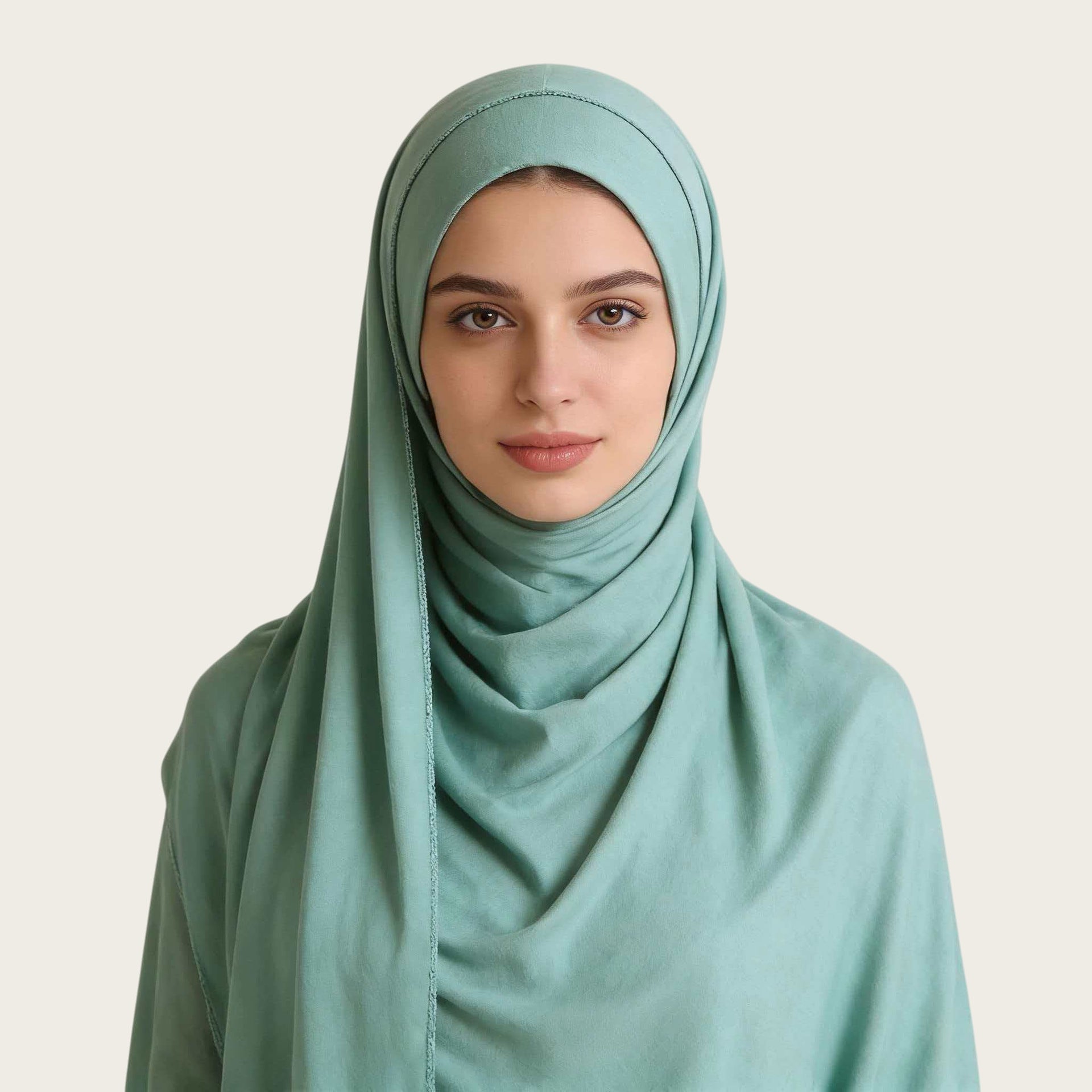 Mercerized Cotton Trendy Versatile Scarf Solid-color Long Scarf