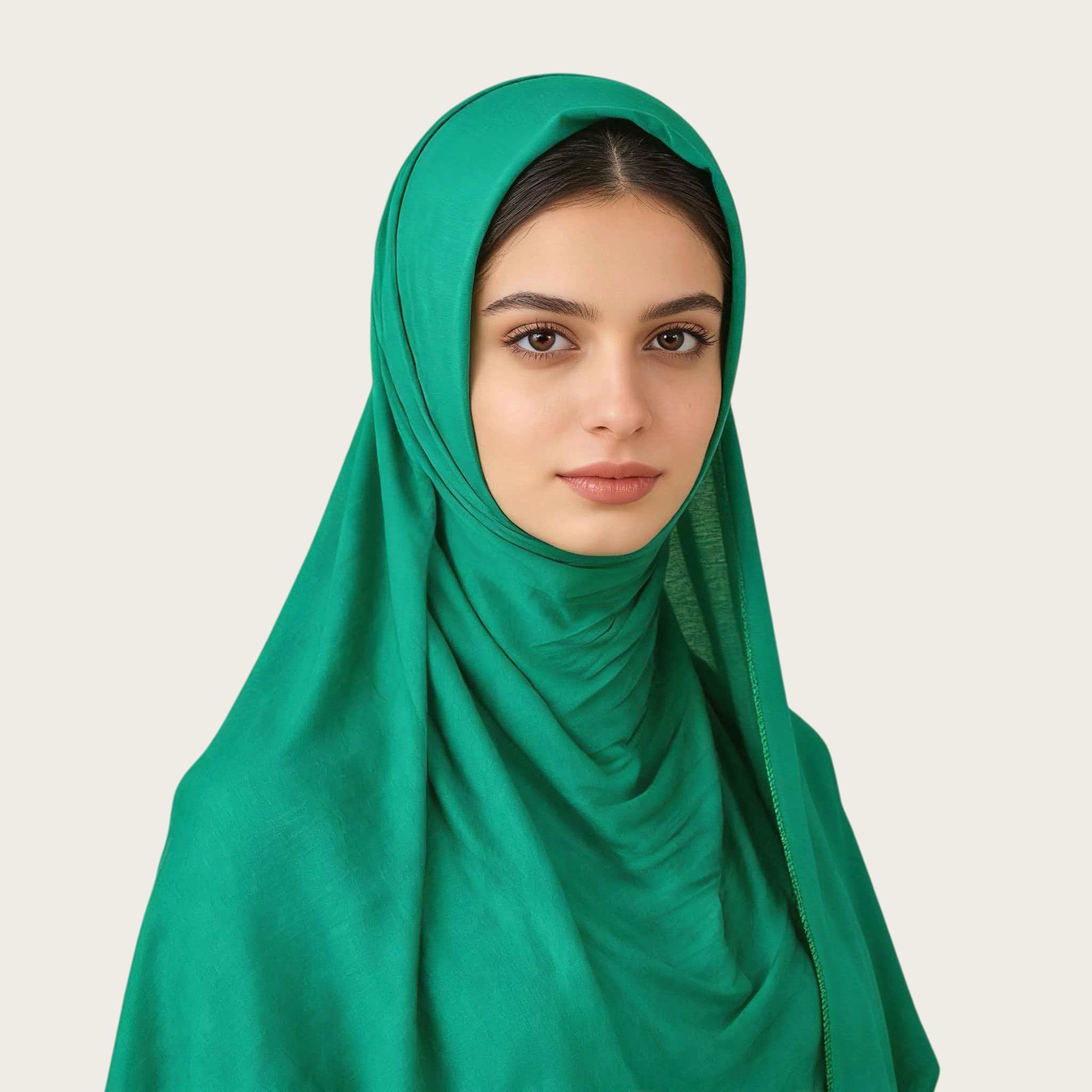 Mercerized Cotton Trendy Versatile Scarf Solid-color Long Scarf