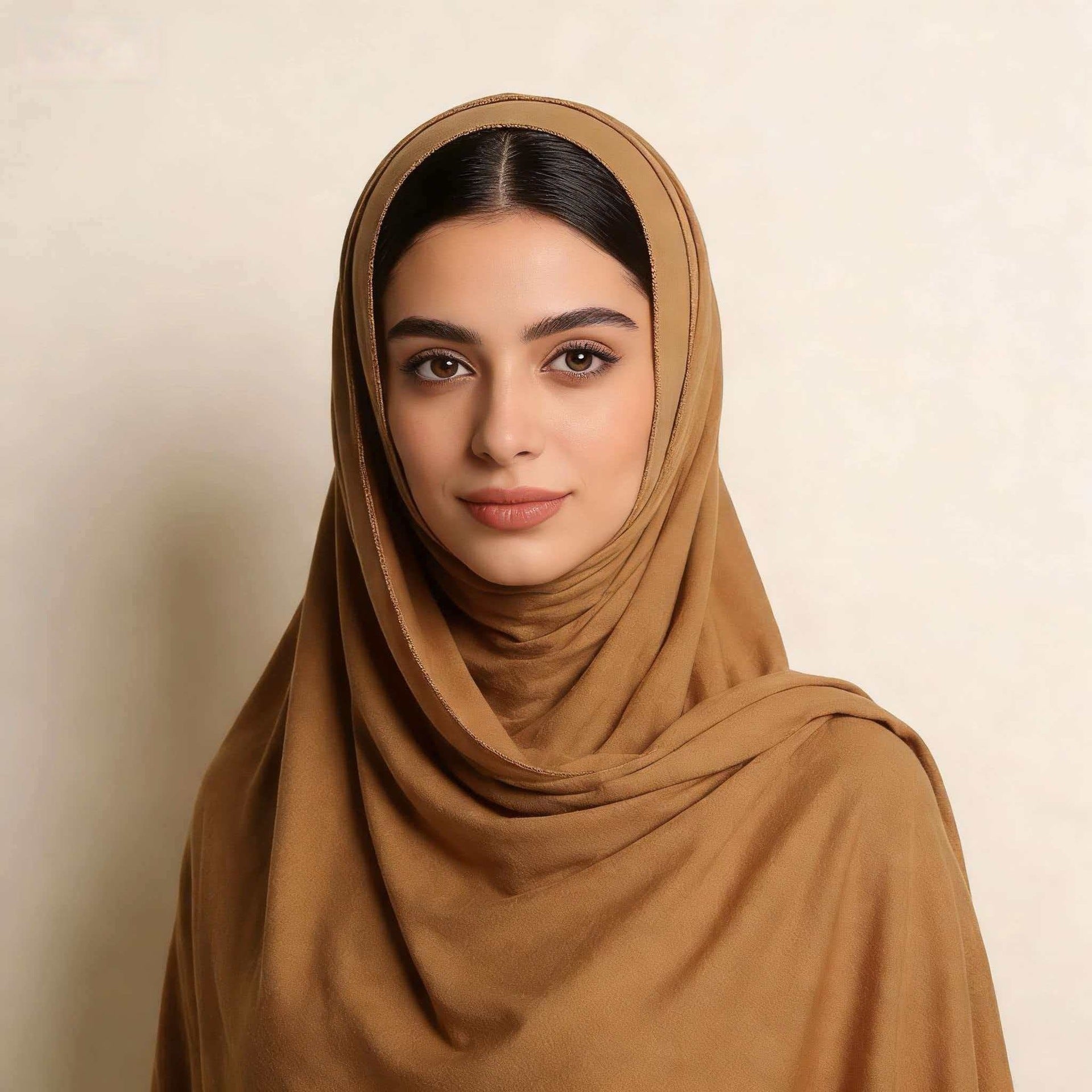 Mercerized Cotton Trendy Versatile Scarf Solid-color Long Scarf