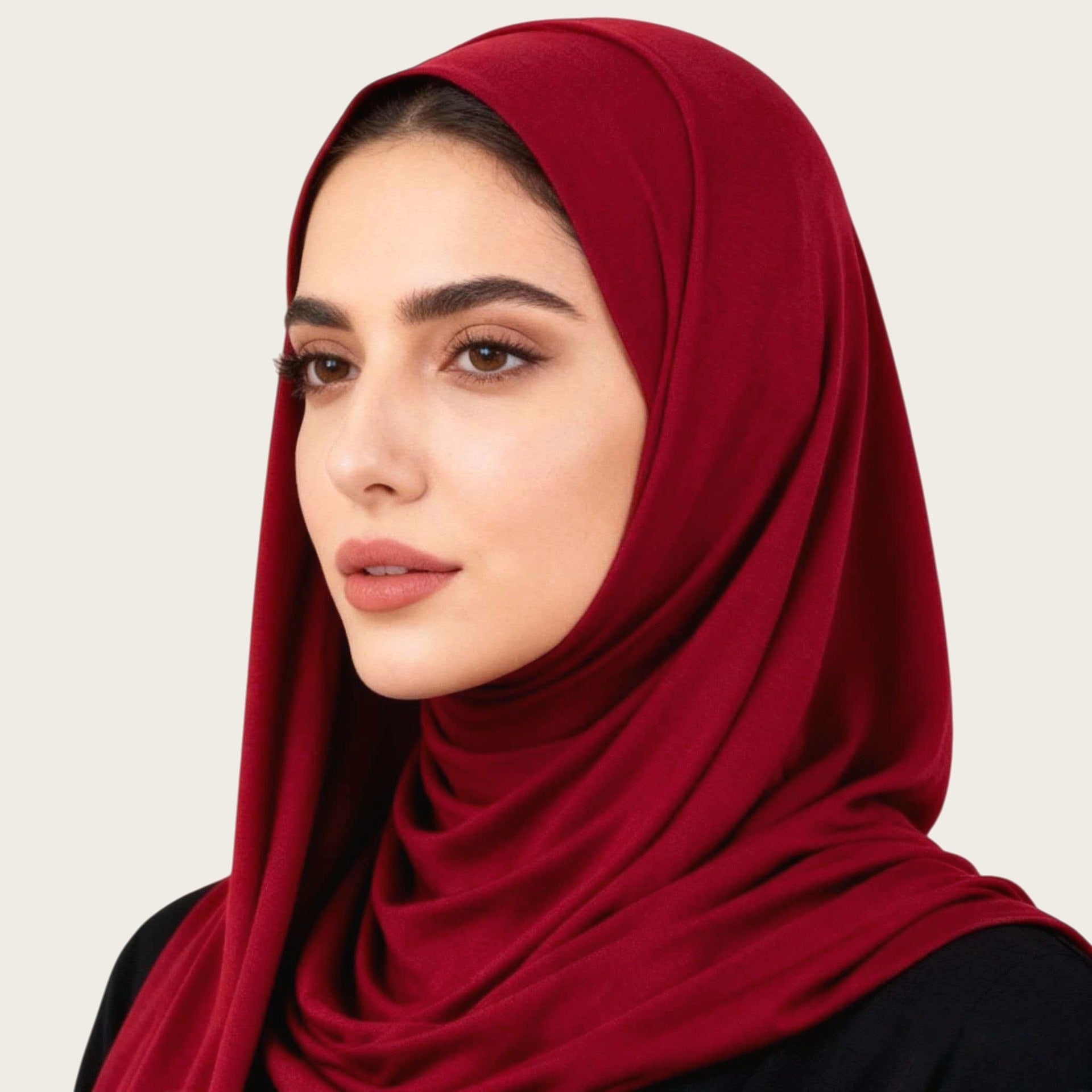 Mercerized Cotton Trendy Versatile Scarf Solid-color Long Scarf