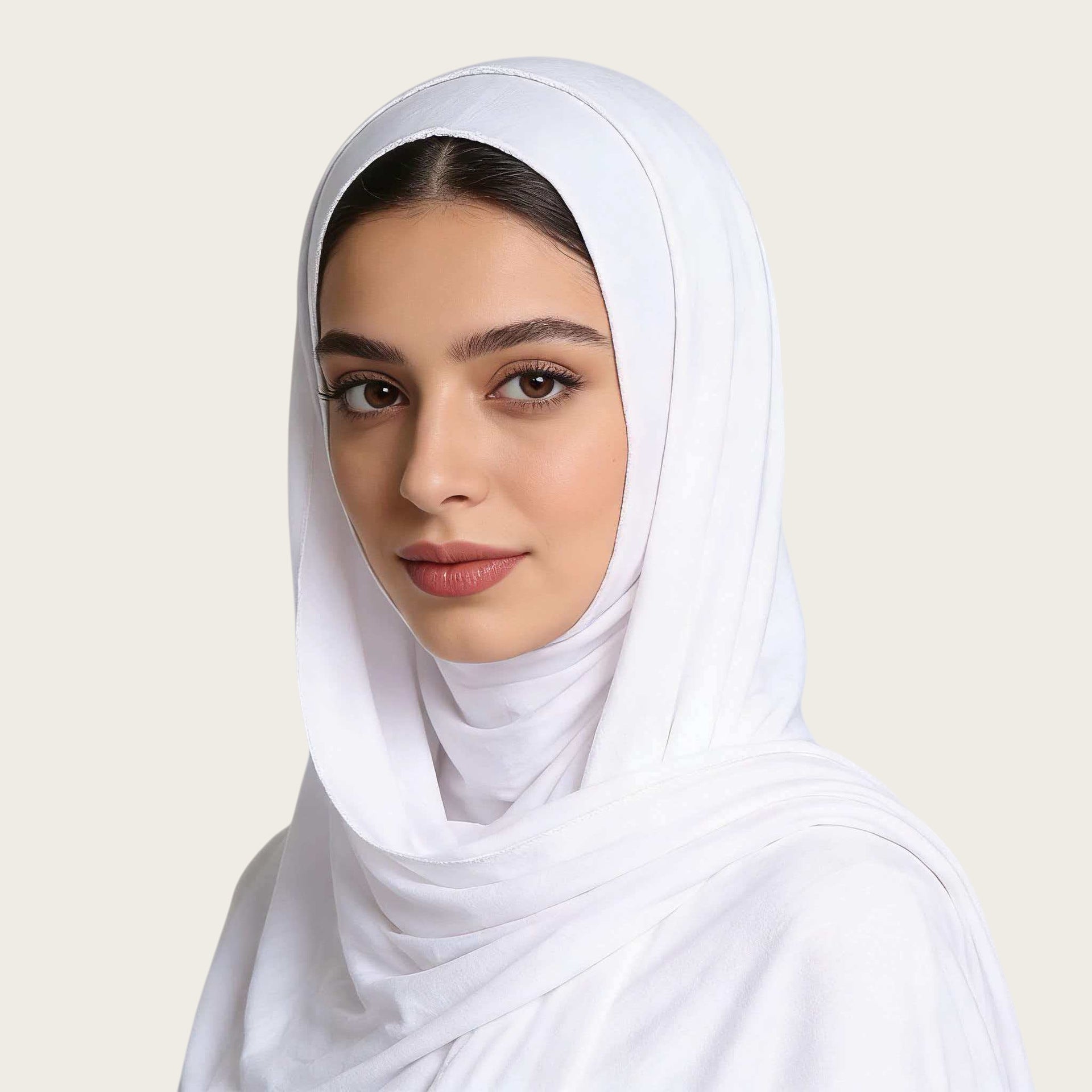 Mercerized Cotton Trendy Versatile Scarf Solid-color Long Scarf