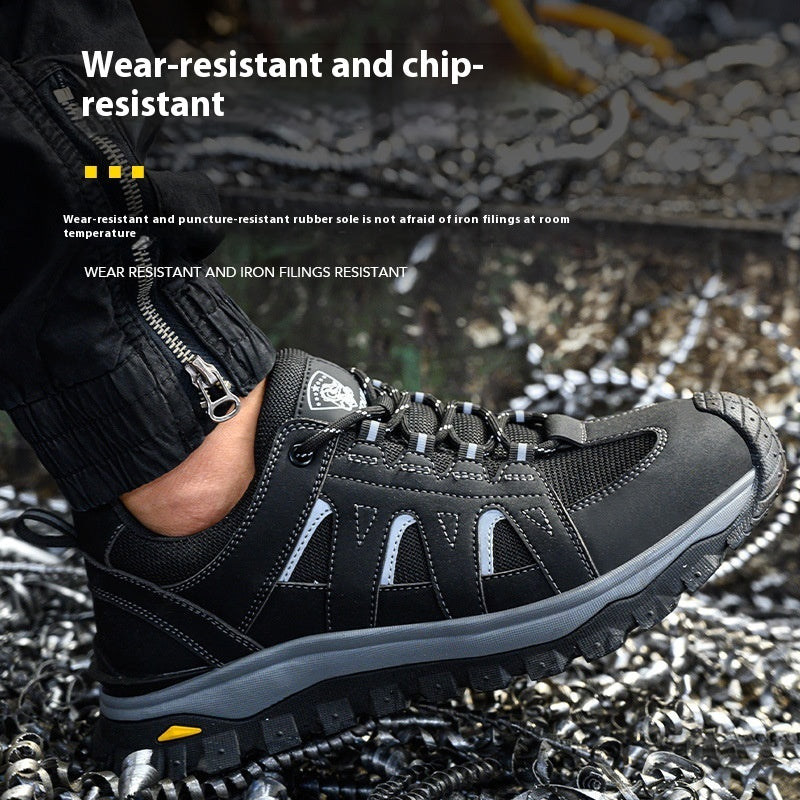 Men's Deodorant Toe Cap Lightweight Protective Footwear