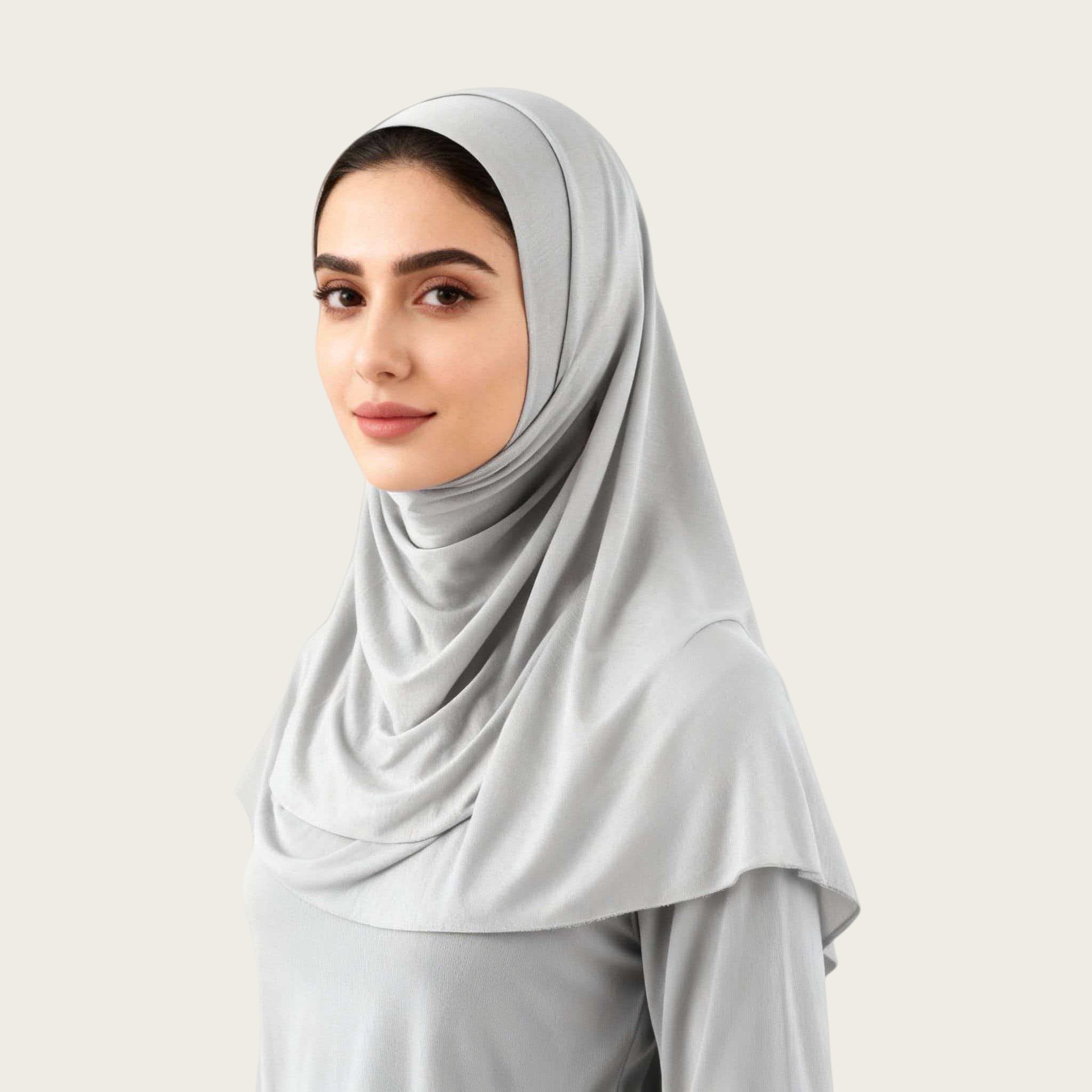 Mercerized Cotton Trendy Versatile Scarf Solid-color Long Scarf