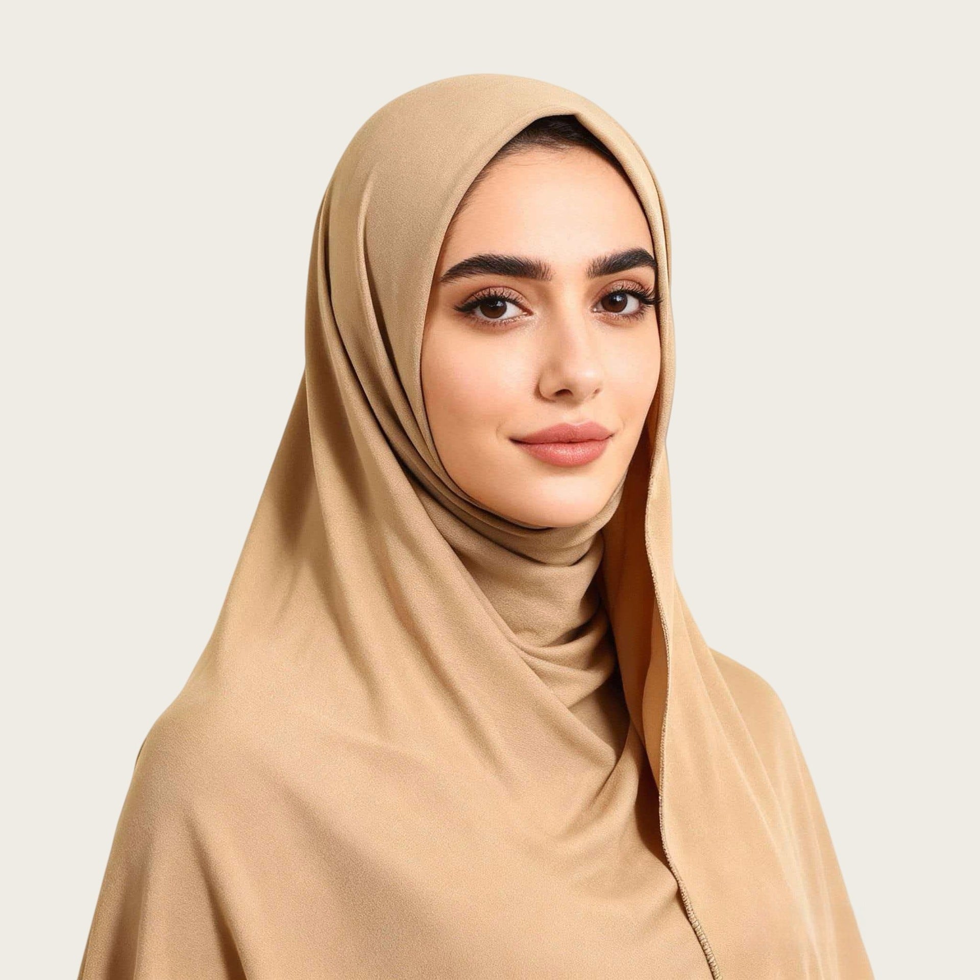 Mercerized Cotton Trendy Versatile Scarf Solid-color Long Scarf