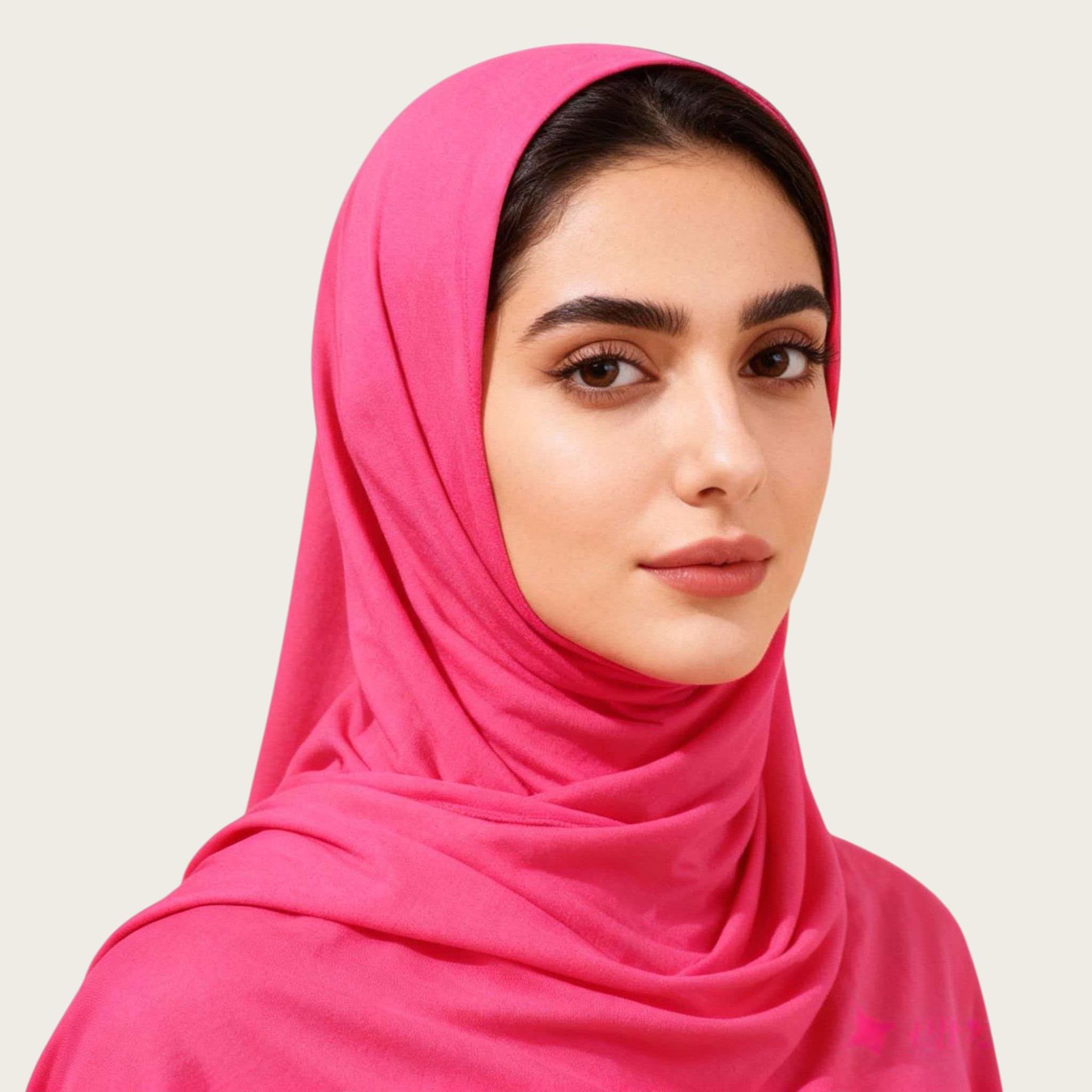 Mercerized Cotton Trendy Versatile Scarf Solid-color Long Scarf