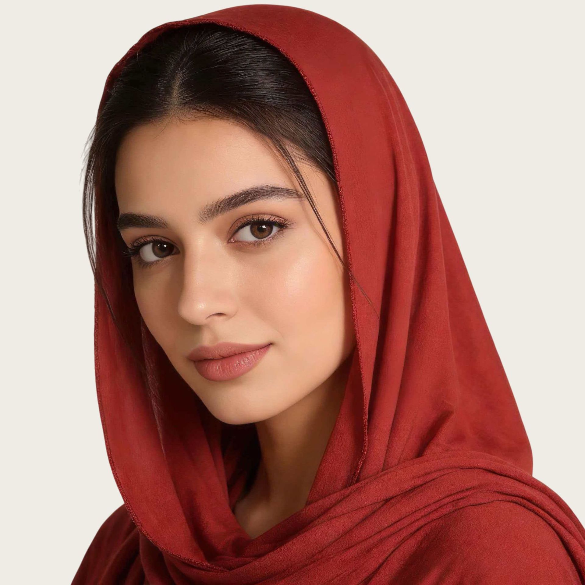 Mercerized Cotton Trendy Versatile Scarf Solid-color Long Scarf