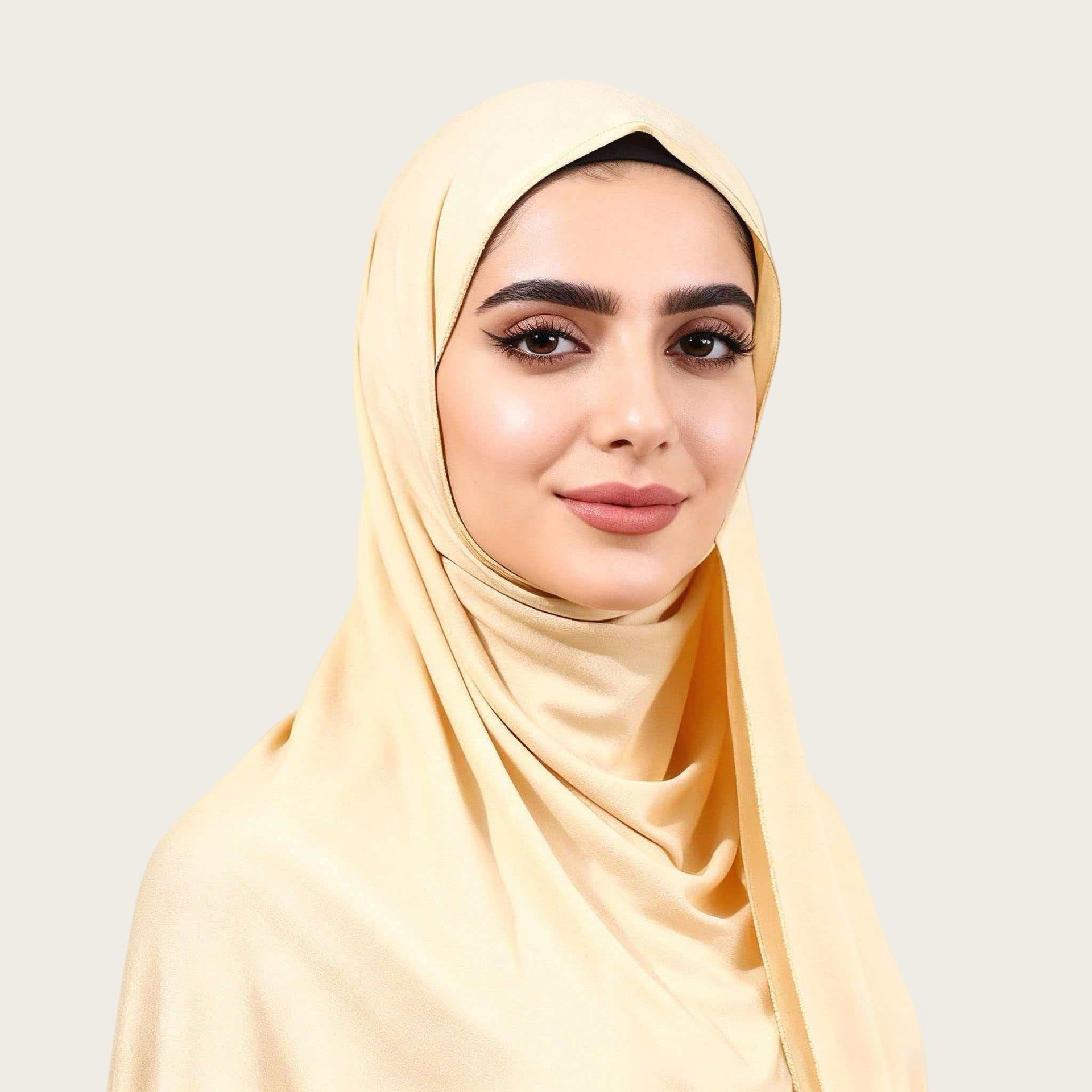 Mercerized Cotton Trendy Versatile Scarf Solid-color Long Scarf
