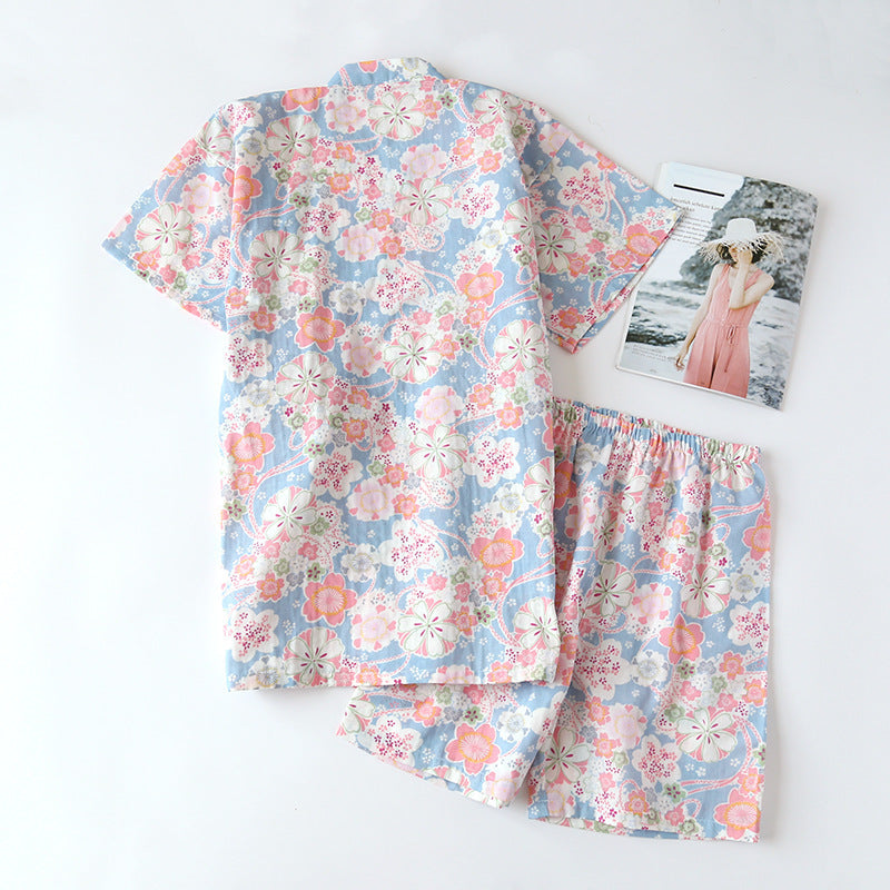 Women's Fashion Cotton Loungewear Two-piece Suit